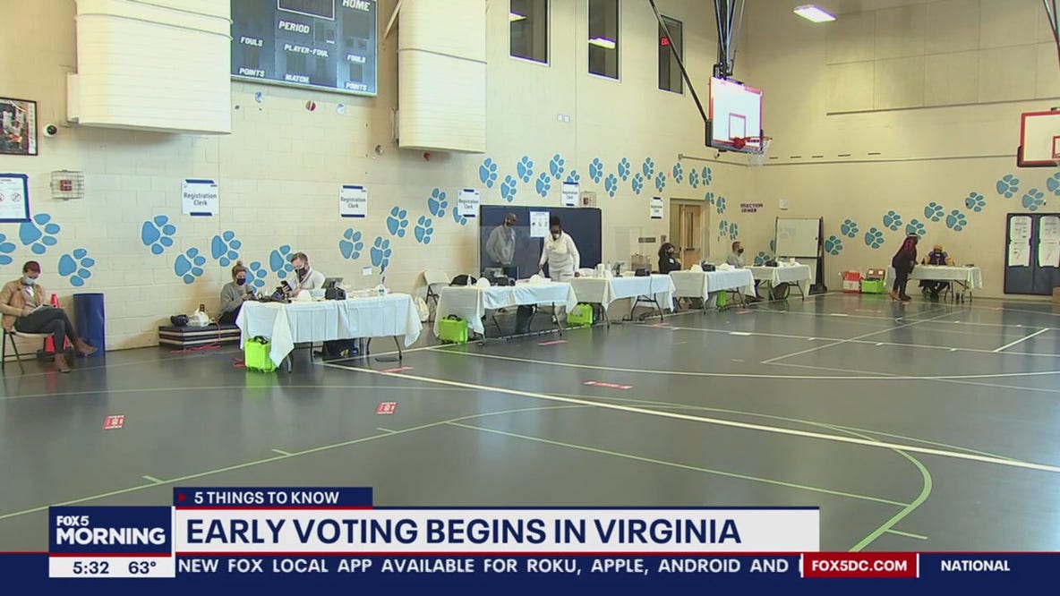 Early voting begins in Virginia